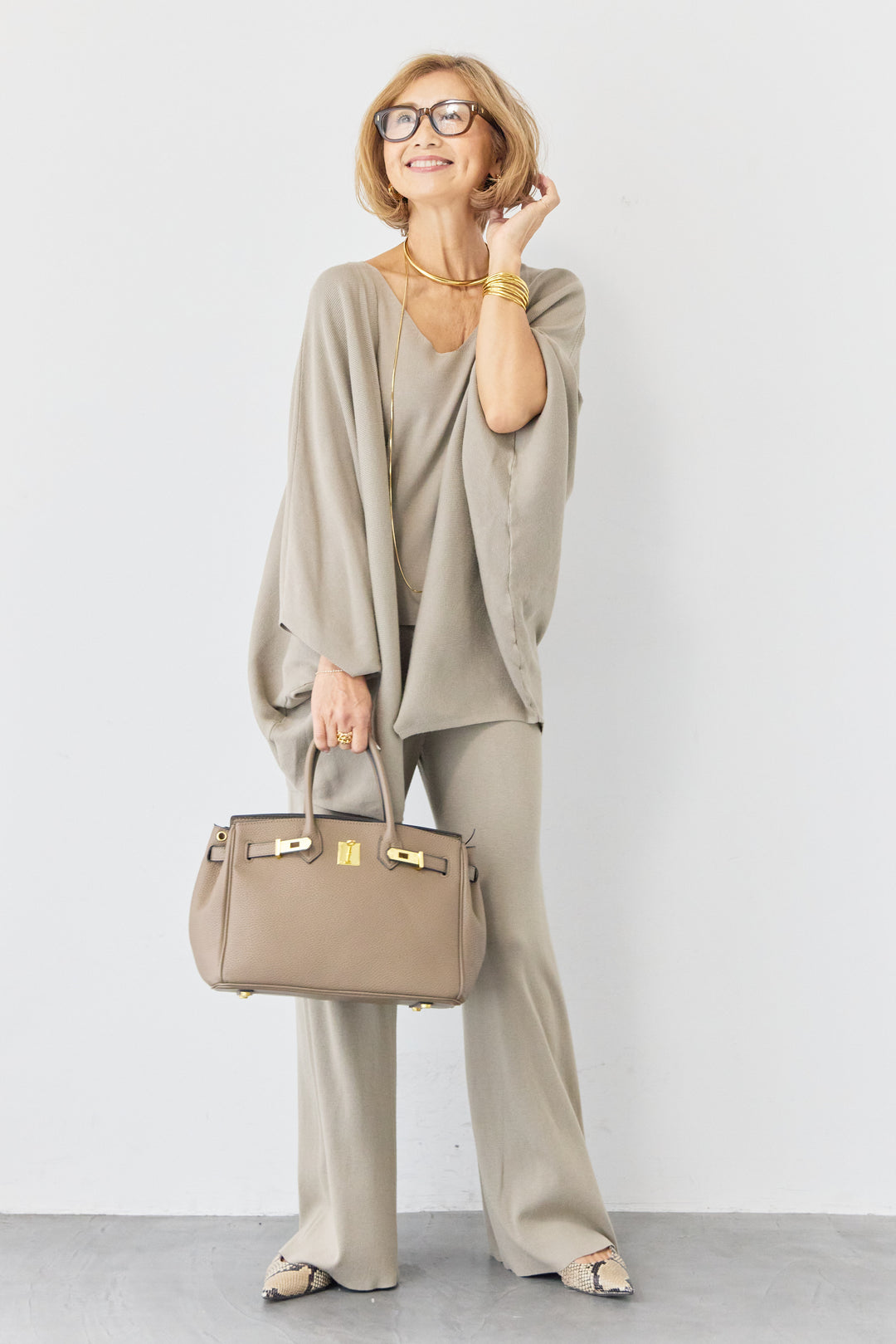 【3点セット】 ハイゲージニット セットアップ