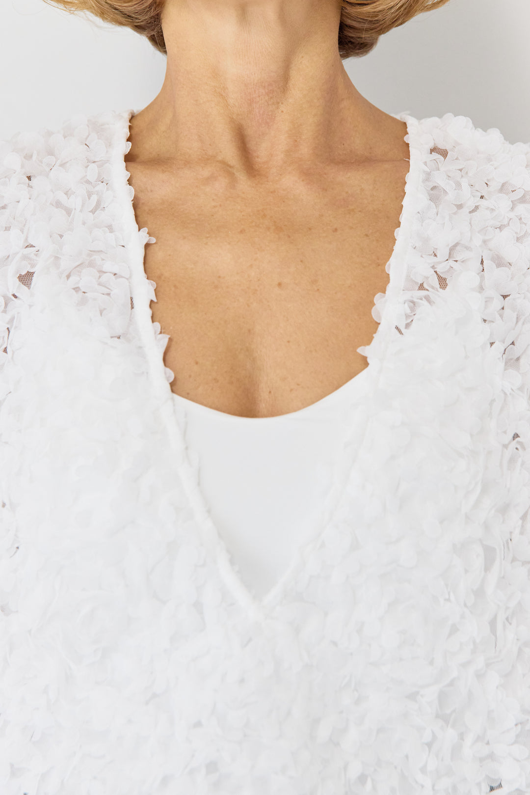 フラワーモチーフ チュールベスト