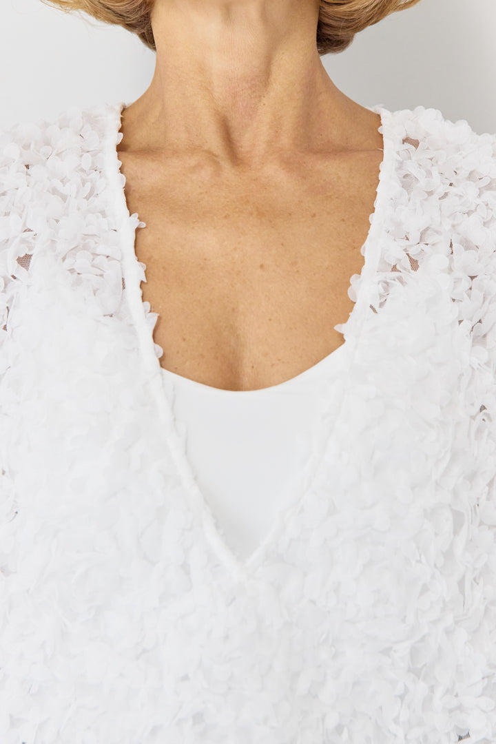 [SET]フラワーモチーフ チュールベスト+ウエストゴム センタープレスワイドパンツ(2set)