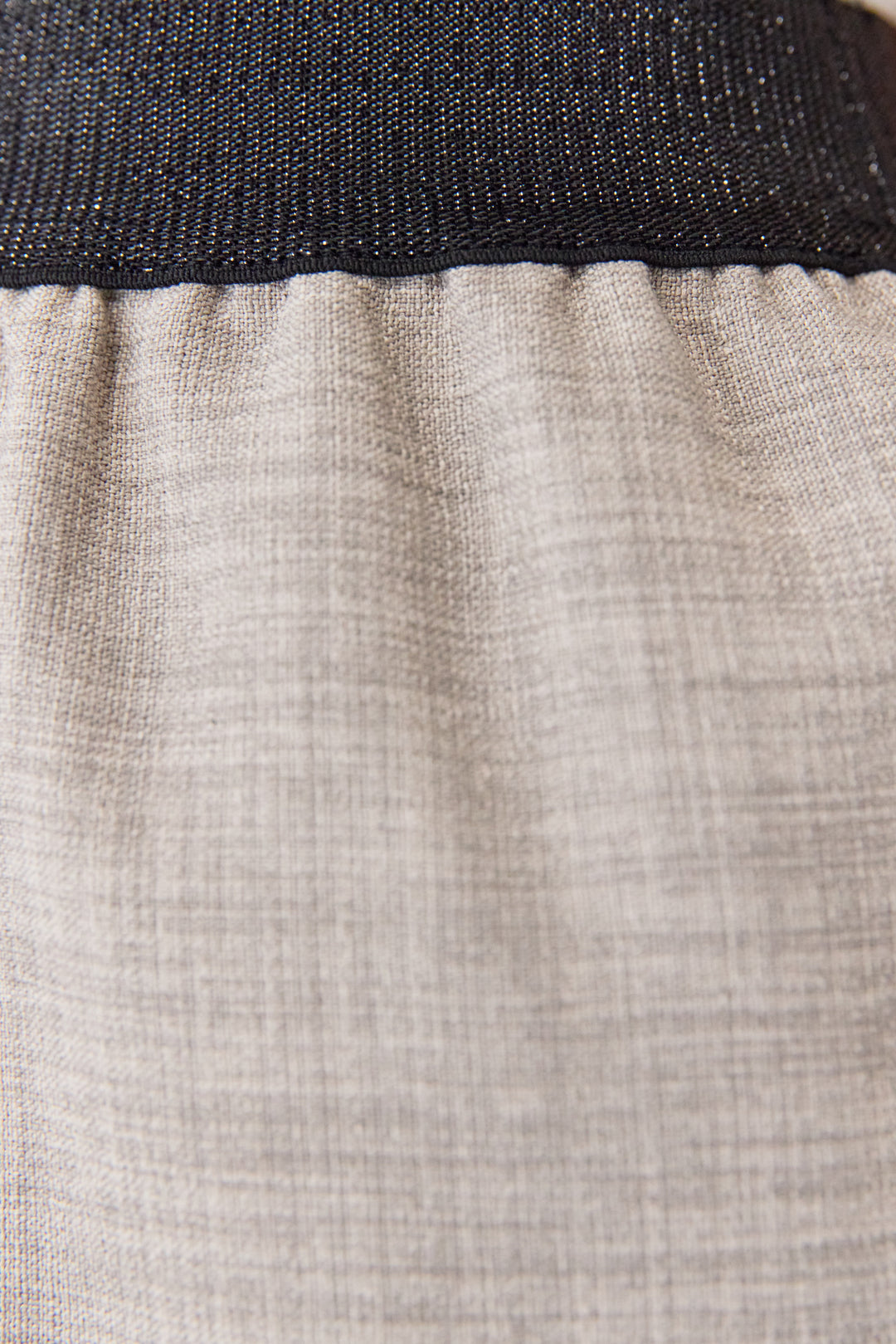 [SET]フラワーモチーフ チュールベスト+ウエストゴム センタープレスワイドパンツ(2set)