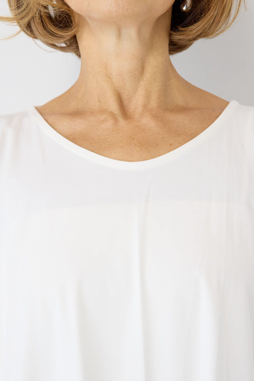 [SET]【接触冷感】タックヘムVネックプルオーバー+グラデーションロングプリーツスカート(2set)