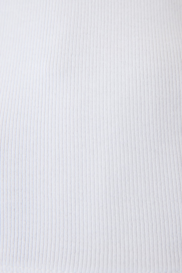 シアートリムリブTシャツ