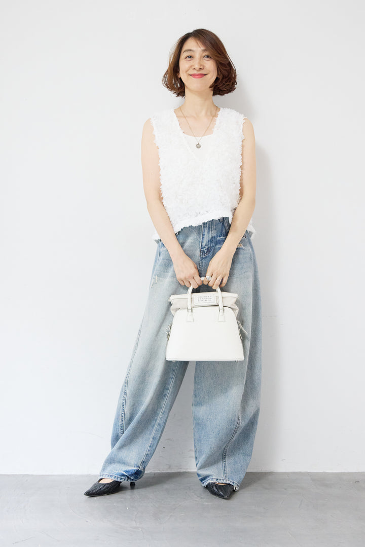 リボンテープフリンジベスト