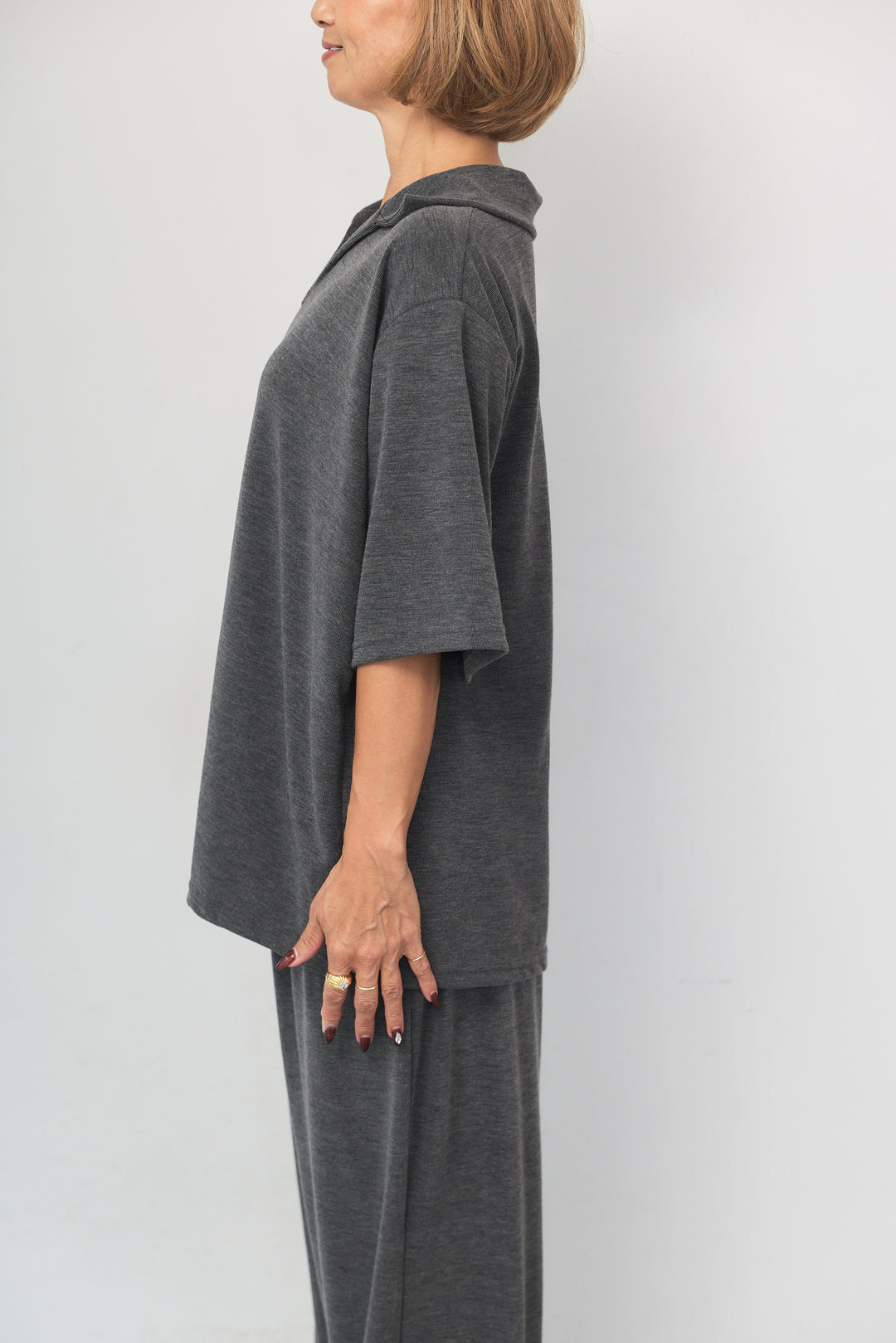 スキッパーポロ＋パンツ セットアップ
