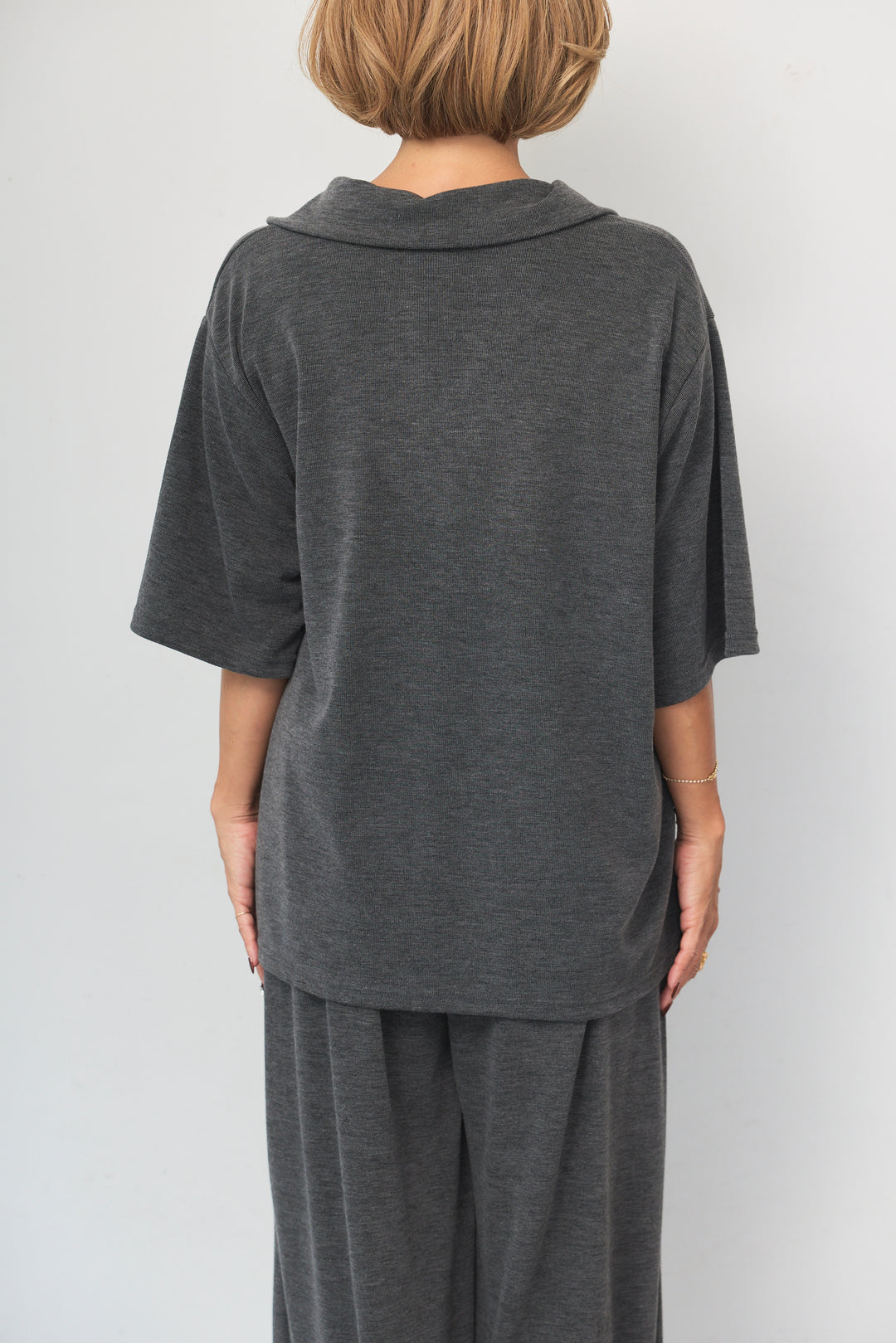 スキッパーポロ＋パンツ セットアップ
