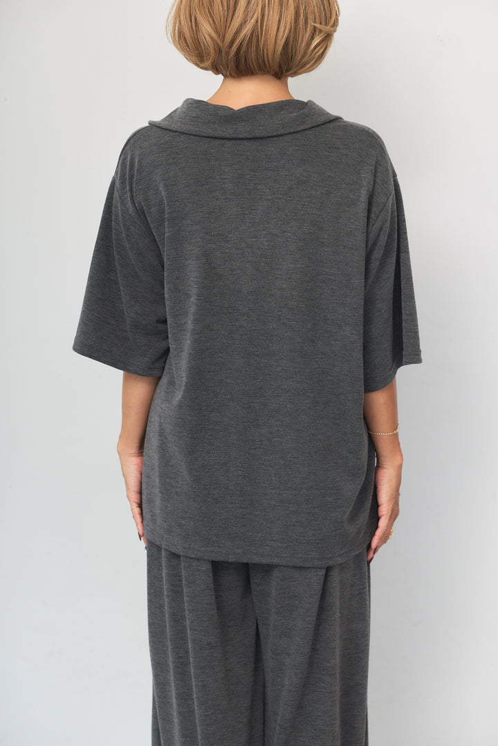 スキッパーポロ＋パンツ セットアップ