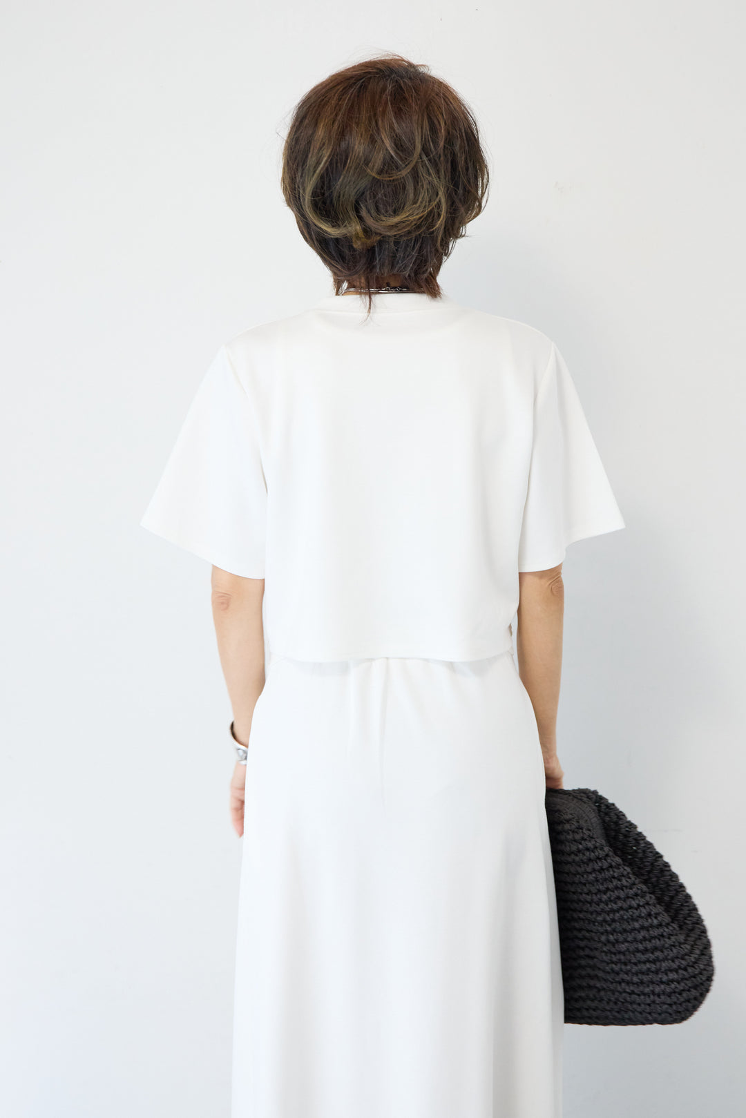 【2点セット】クロップドT+ロングスカート セットアップ