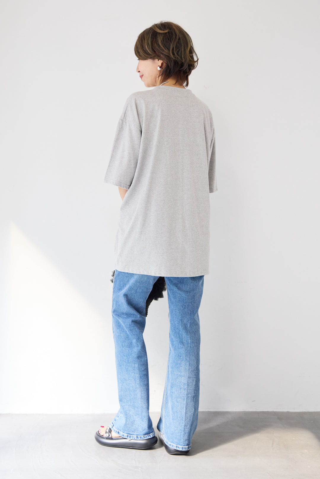 レースビスチェプリント Tシャツ