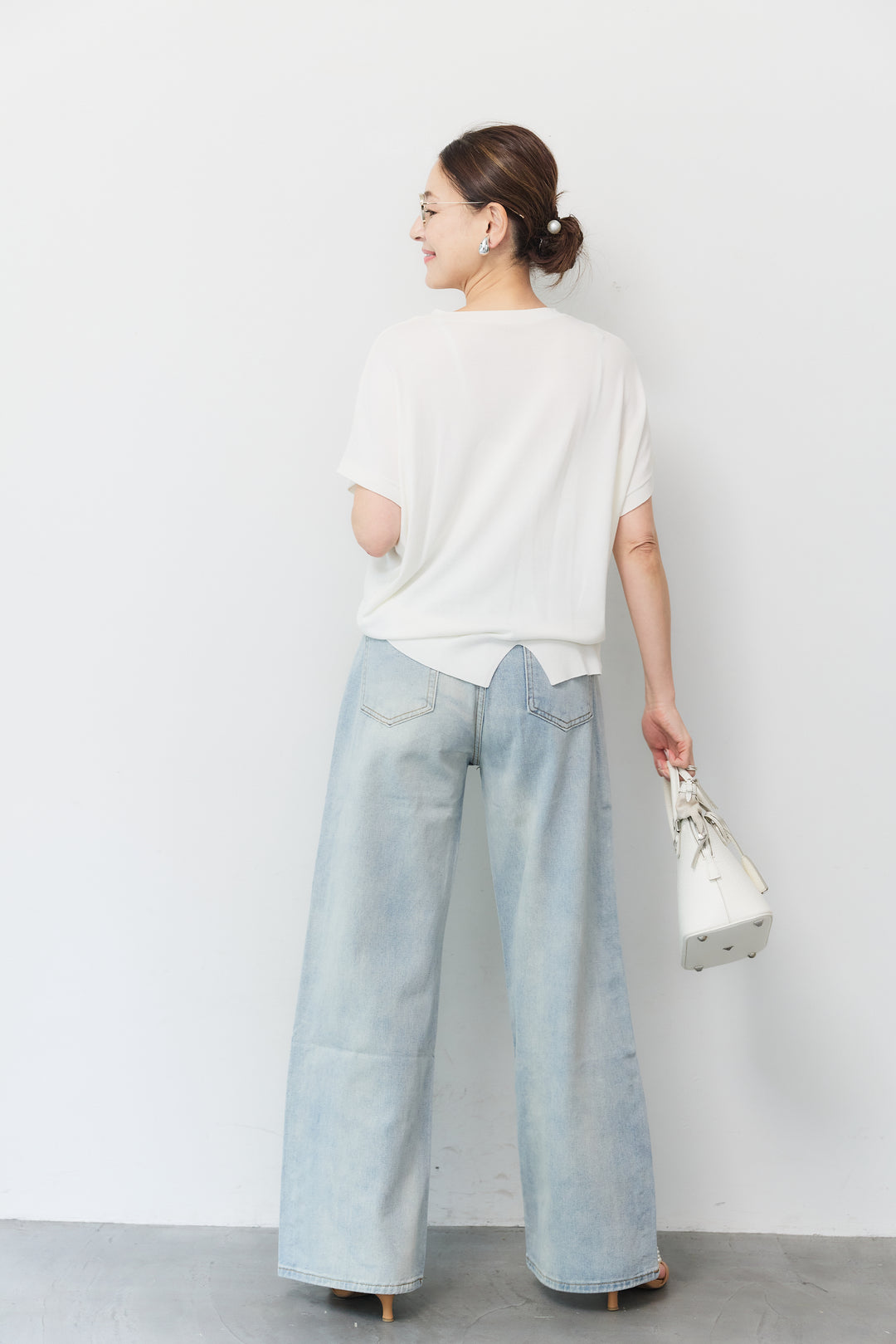 【接触冷感】クールタッチVフレンチドルマンニット