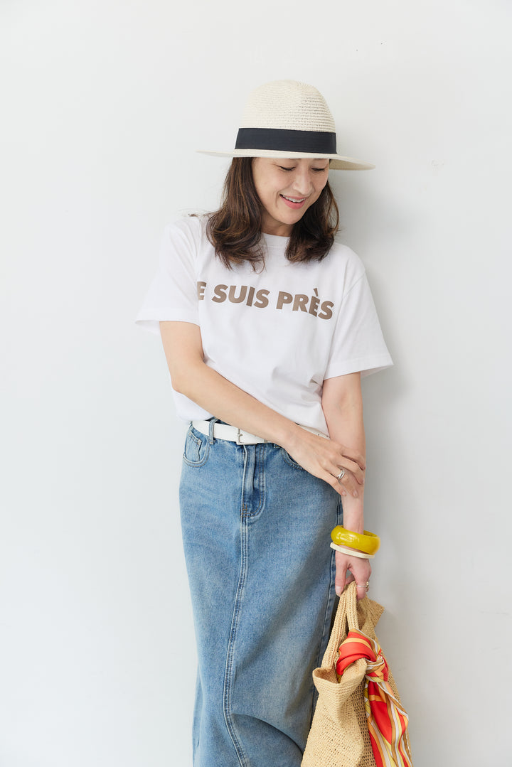 JESUISPRESフロッキーロゴT