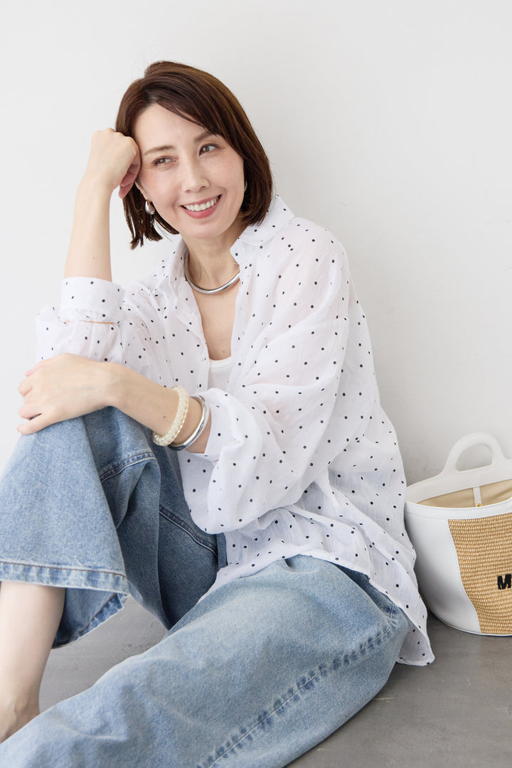 【接触冷感】ヴィンテージ ワイドストレート デニムパンツ