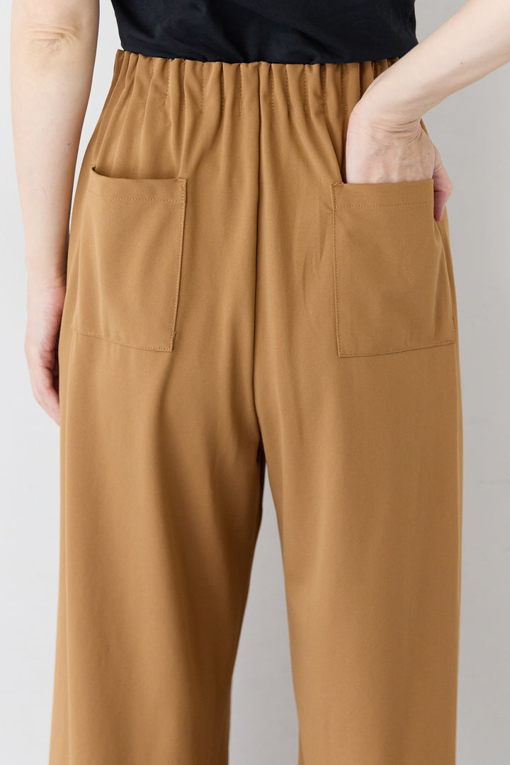 [SET]裾レース  Vネック 半袖カーディガン+CICA配合ノンストレッチパンツ(2set)