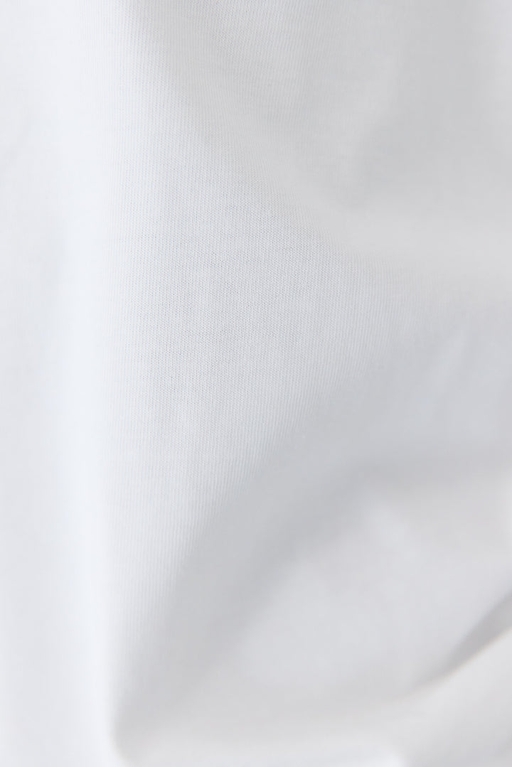 ロゴプリント サイドドローストリング オーバーサイズ Tシャツ