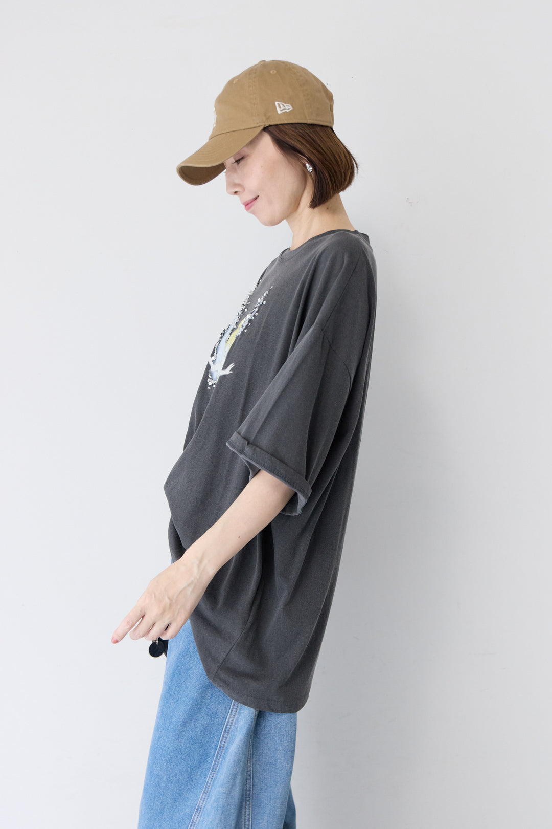 ピグメント加工風 ティンカー・ベルTシャツ