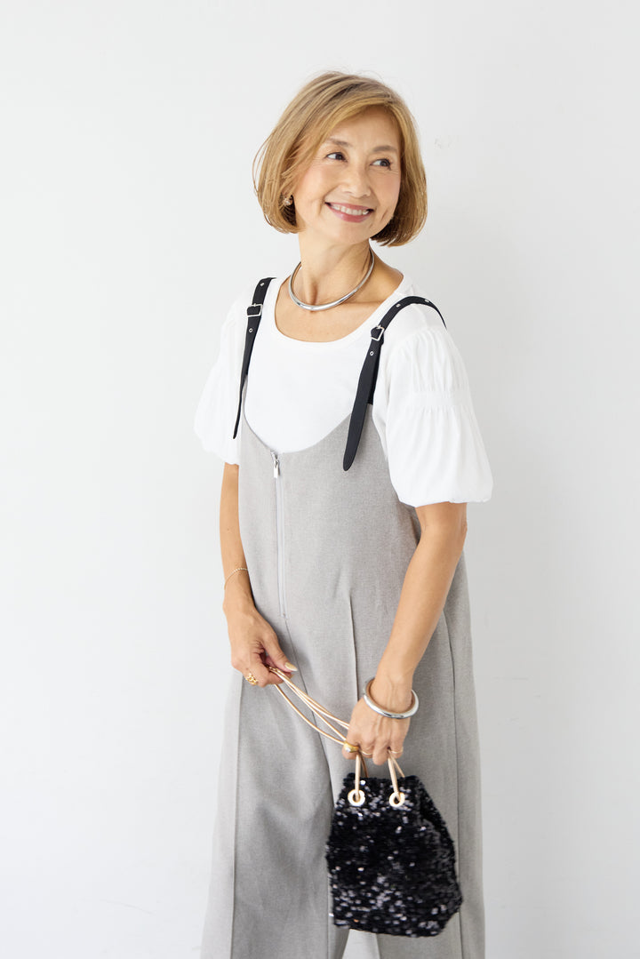 ベルテッドサロペット