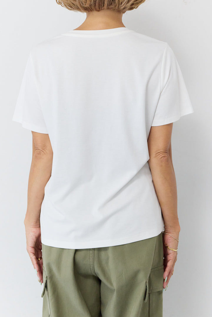 [SET]シアーレイヤードキャミTシャツ+テンセルカーゴパンツ(2set)