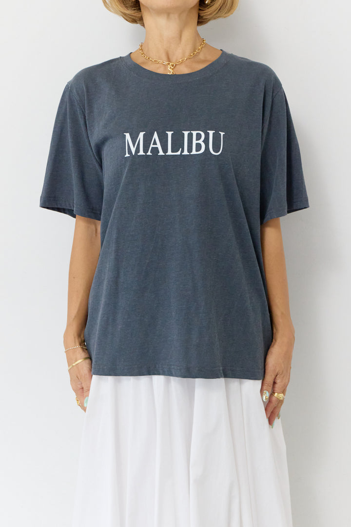 [SET]MALIBUヴィンテージTシャツ+コットンボイルフレアロングスカート(2set)