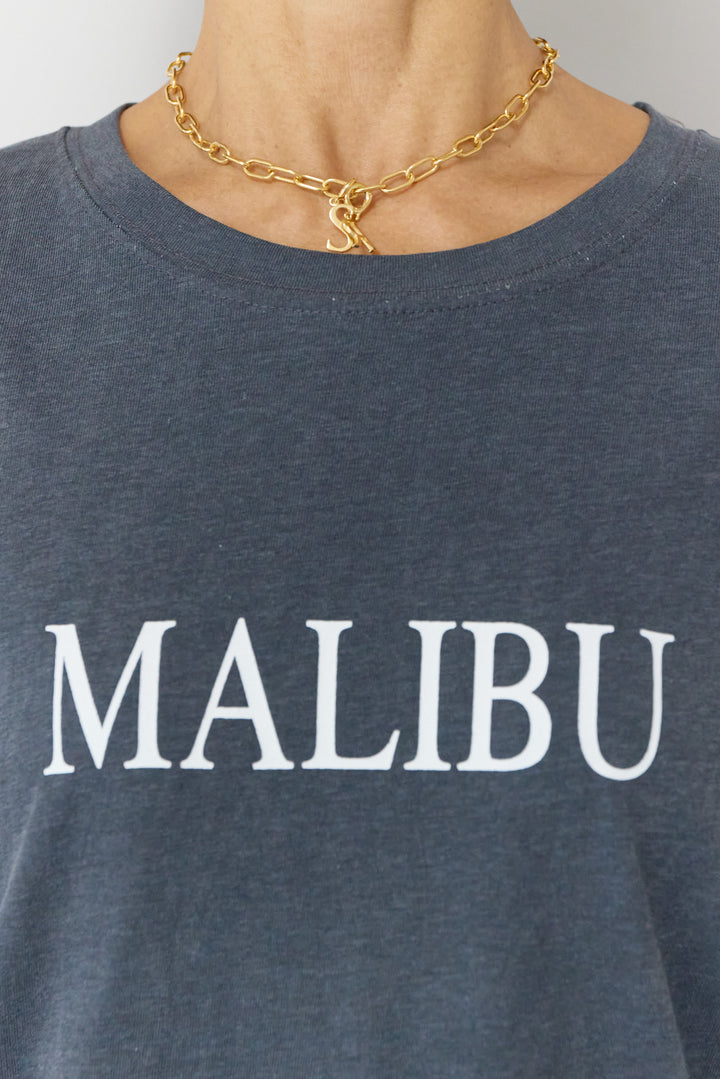 [SET]MALIBUヴィンテージTシャツ+コットンボイルフレアロングスカート(2set)