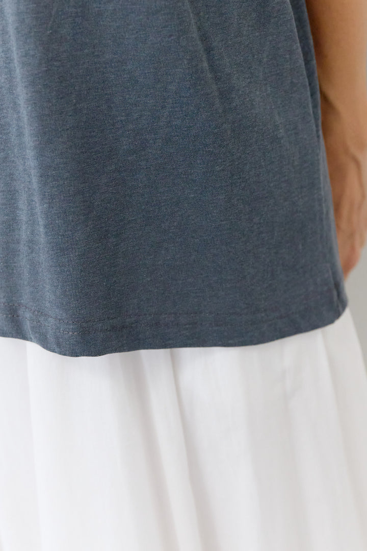 [SET]MALIBUヴィンテージTシャツ+コットンボイルフレアロングスカート(2set)
