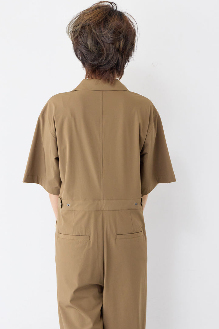 【UVカット・防シワ・接触冷感】ストレッチジャンプスーツ