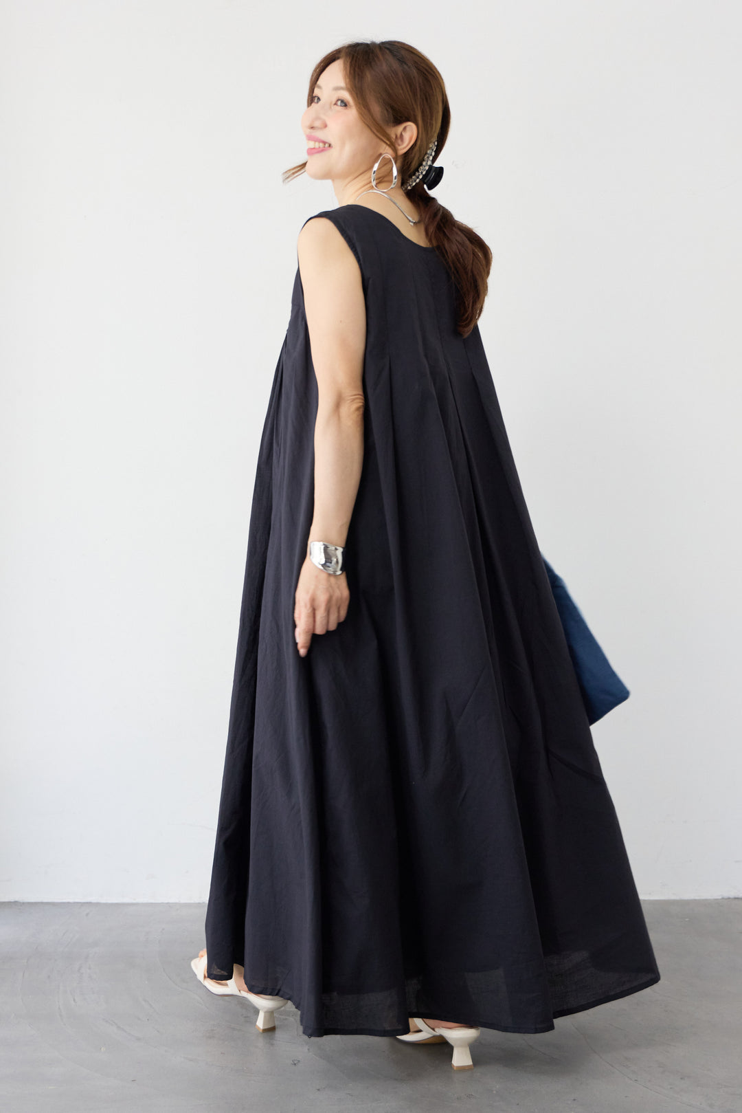 インド綿2wayリラクシーワンピ