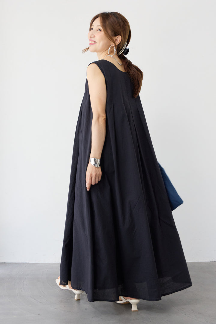 インド綿2wayリラクシーワンピ