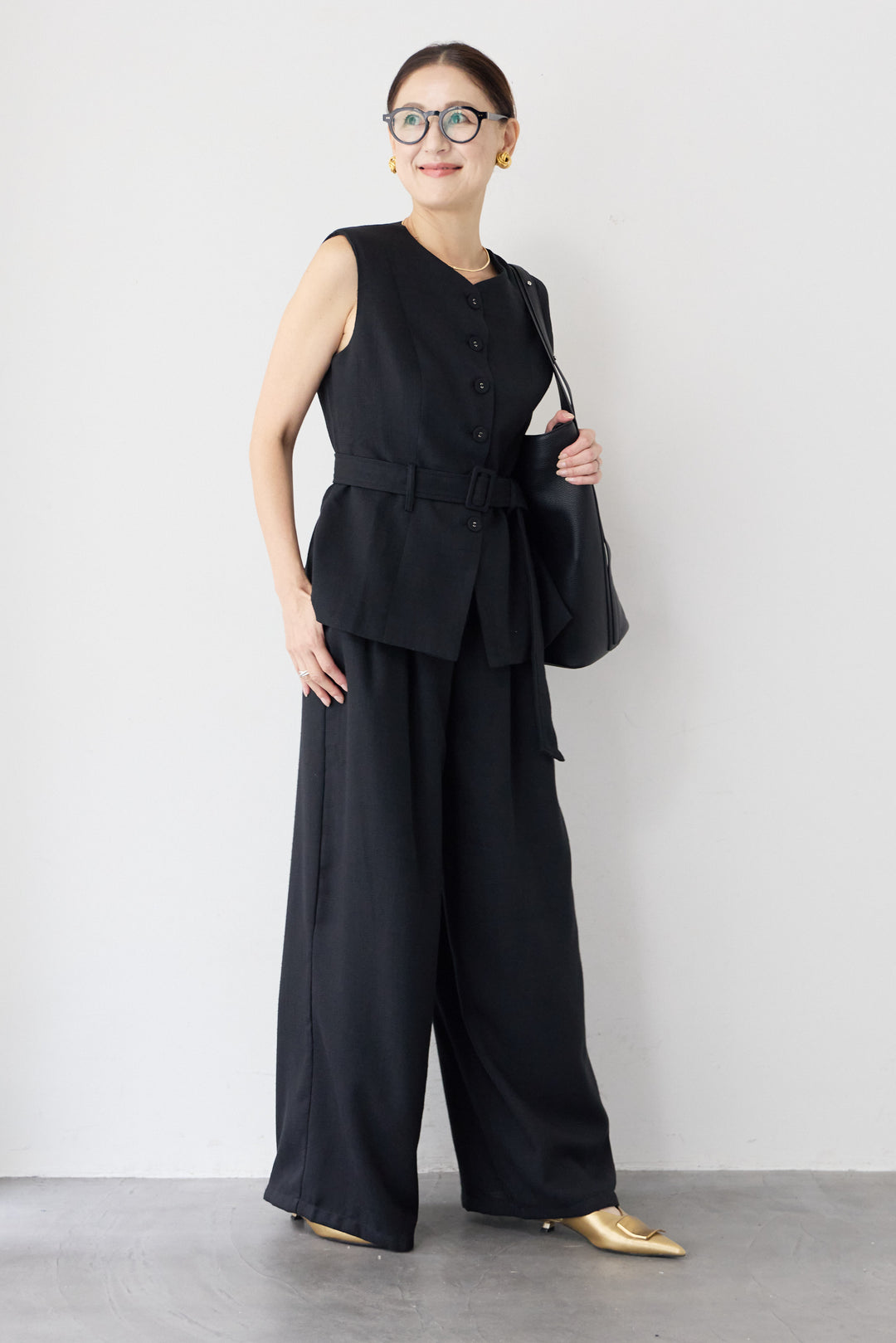 【2SET】ウエストマークジレセットアップ