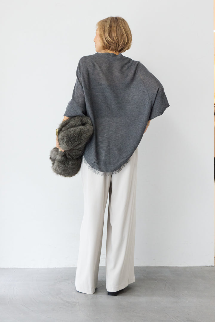 ハイウエストストレートパンツ