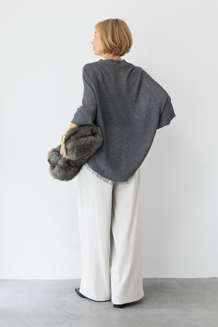 ハイウエストストレートパンツ
