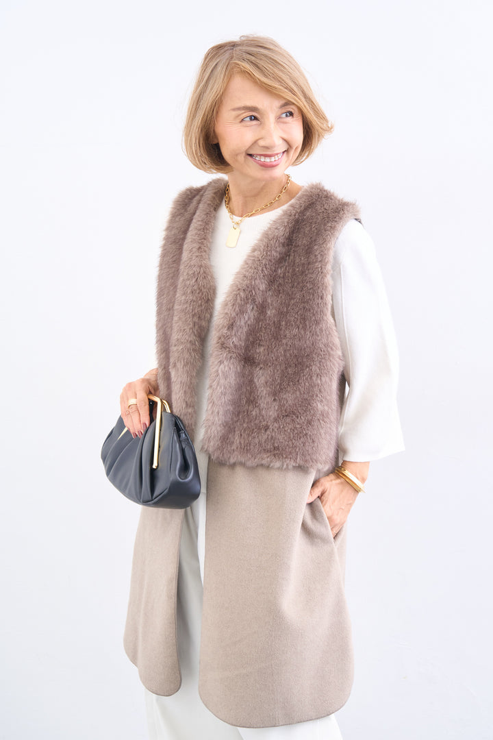 エコファー切替 ロングジレ