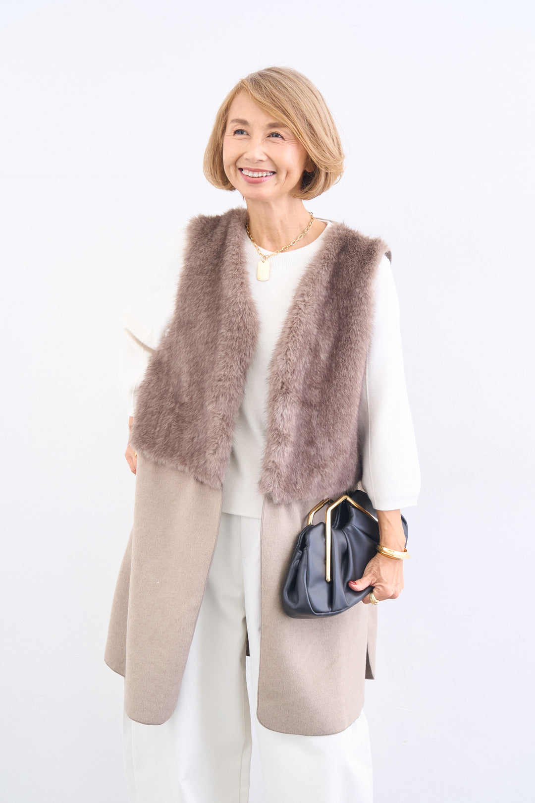 エコファー切替 ロングジレ