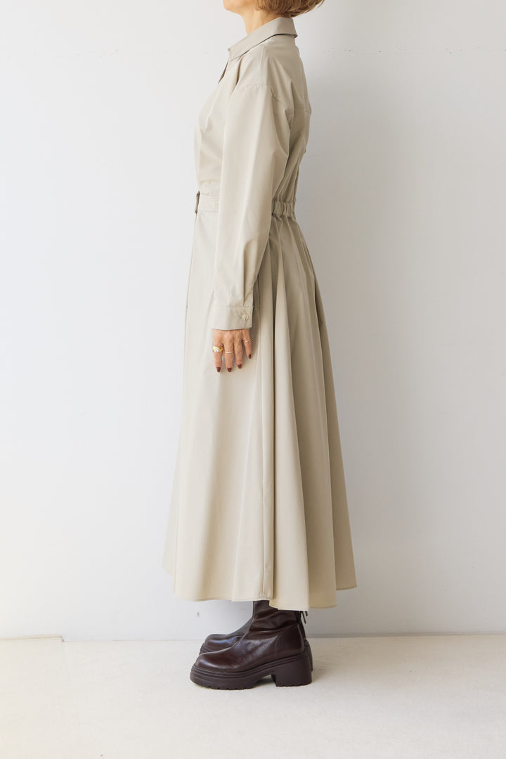 比翼ウエストタックシャツワンピース