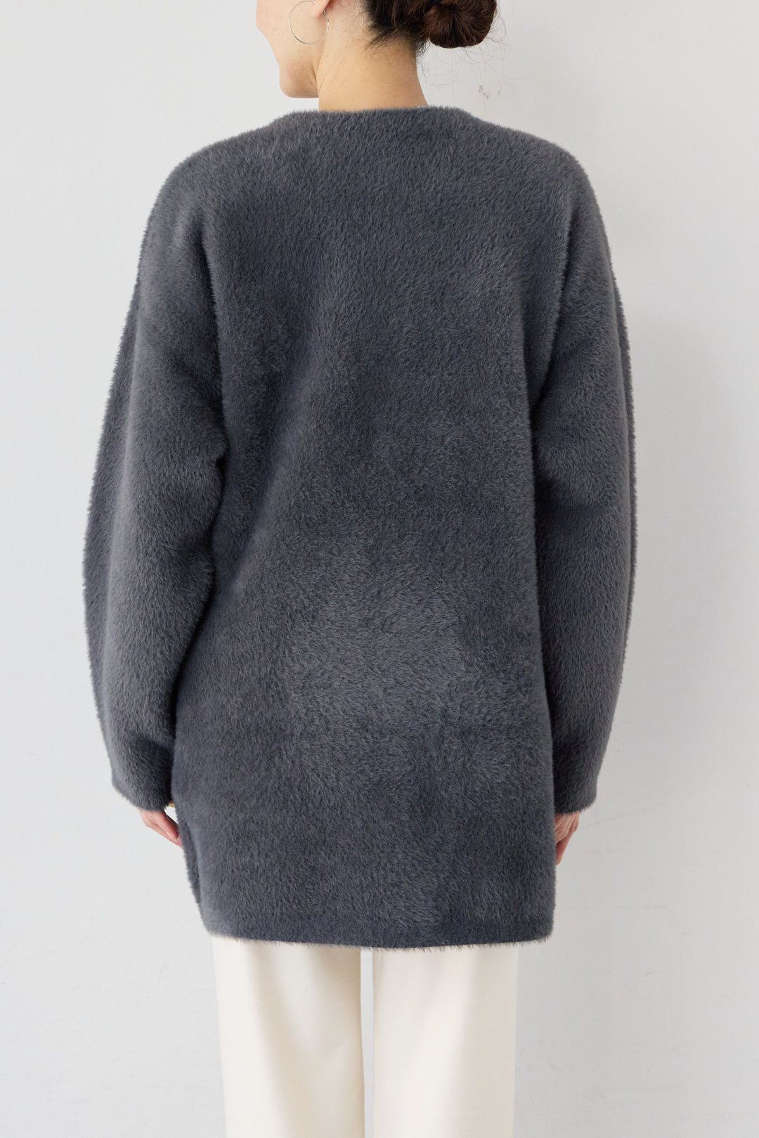 ダブルフェイスシャギーロングコート