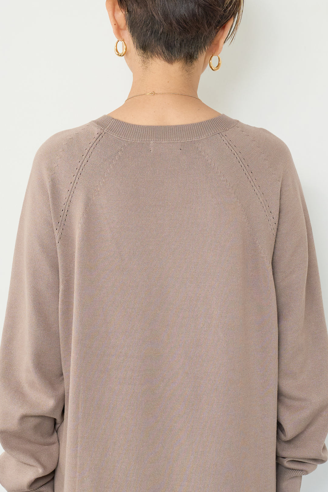 リブニットワンピース