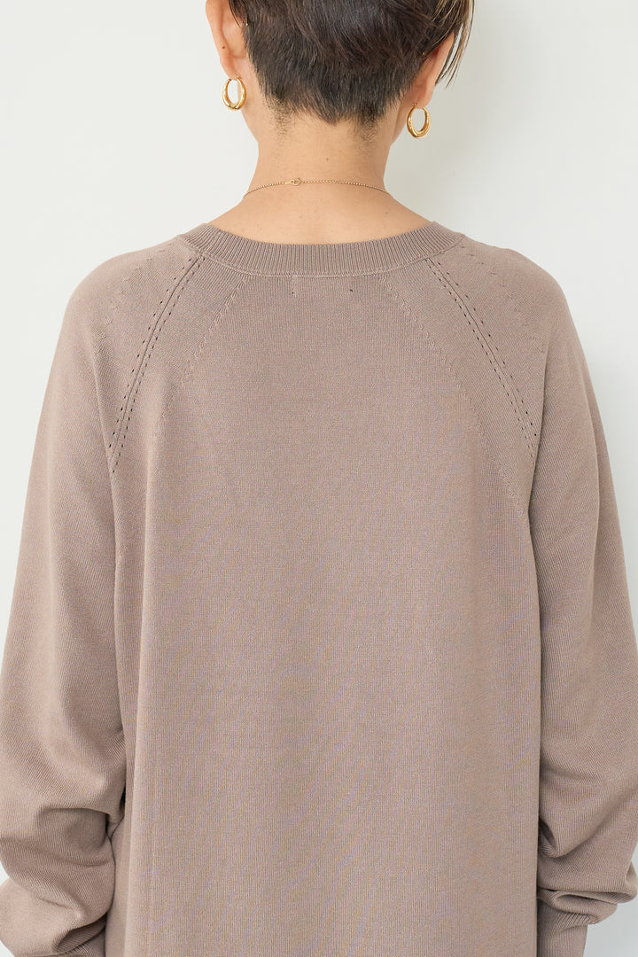 リブニットワンピース