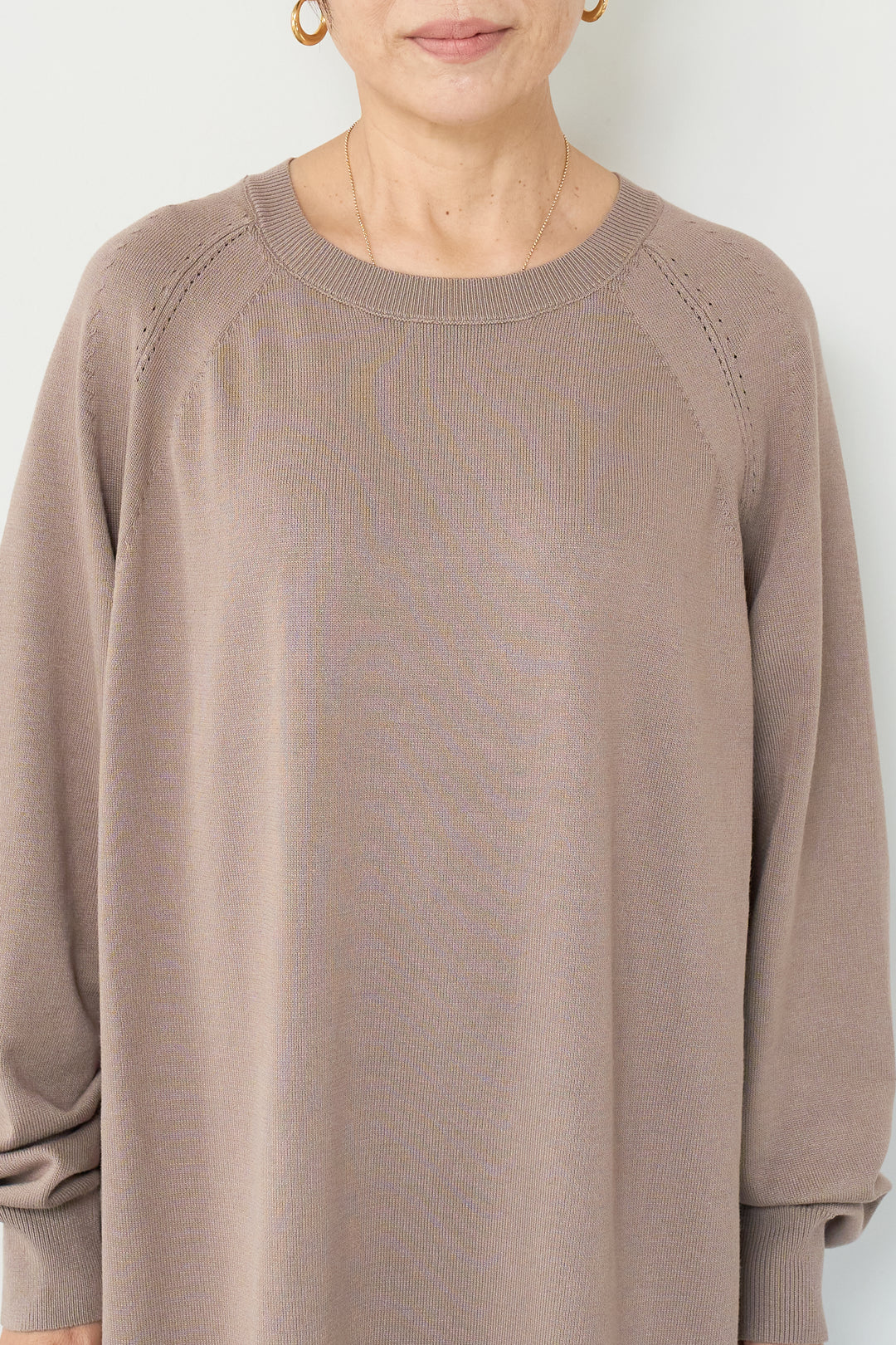 リブニットワンピース