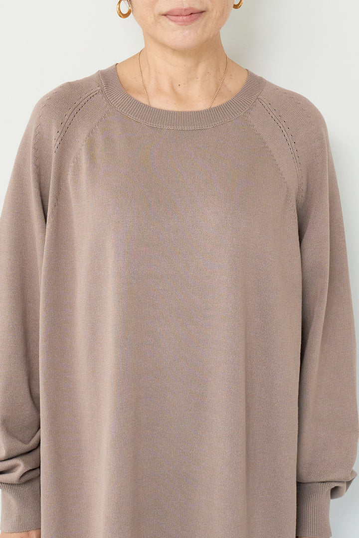 リブニットワンピース