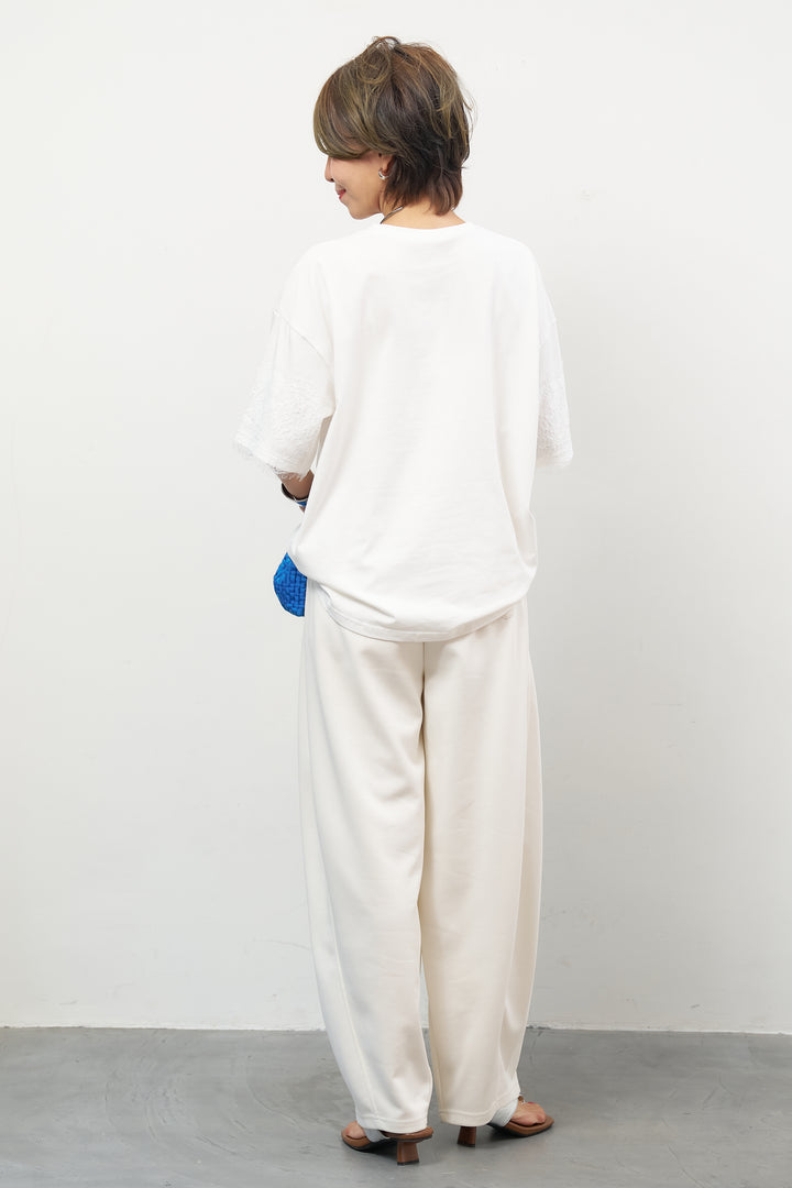 フロントシームコクーンパンツ