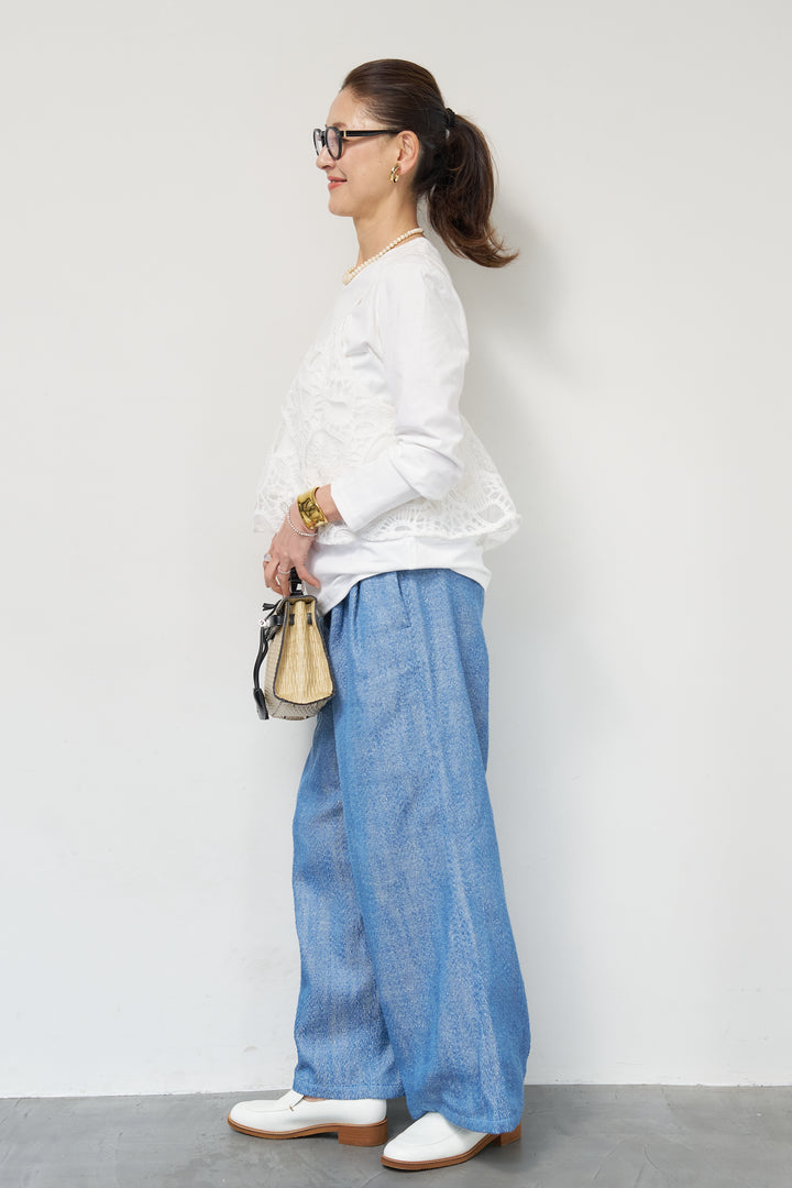 刺繍レースビスチェ