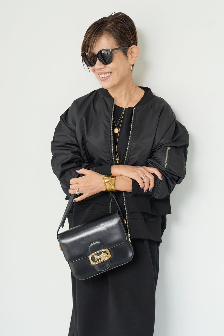 レイヤードデザインMA-1ブルゾン