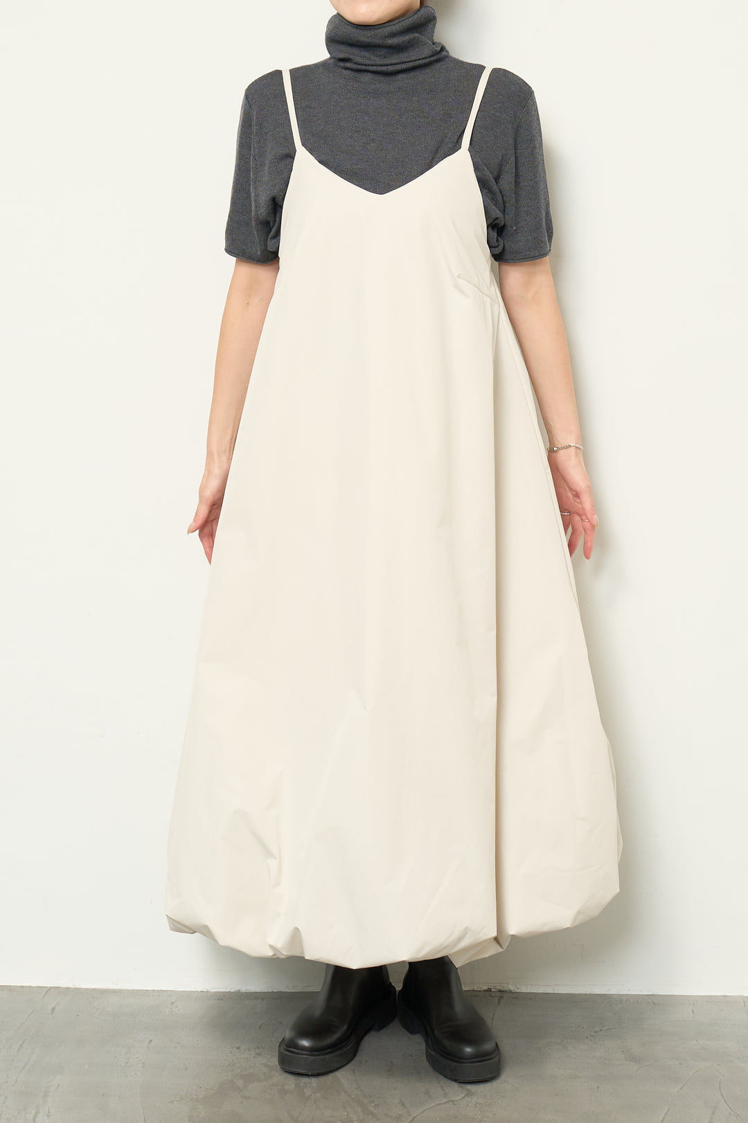 中綿バルーンキャミワンピース