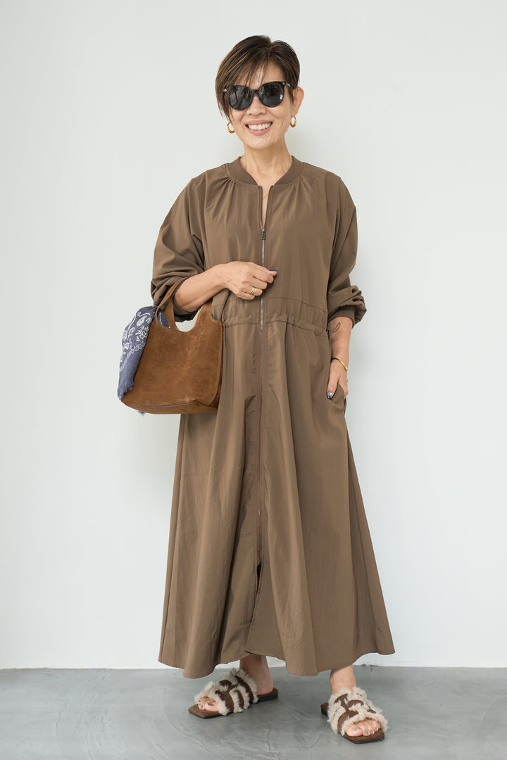 ブルゾンデザインワンピース