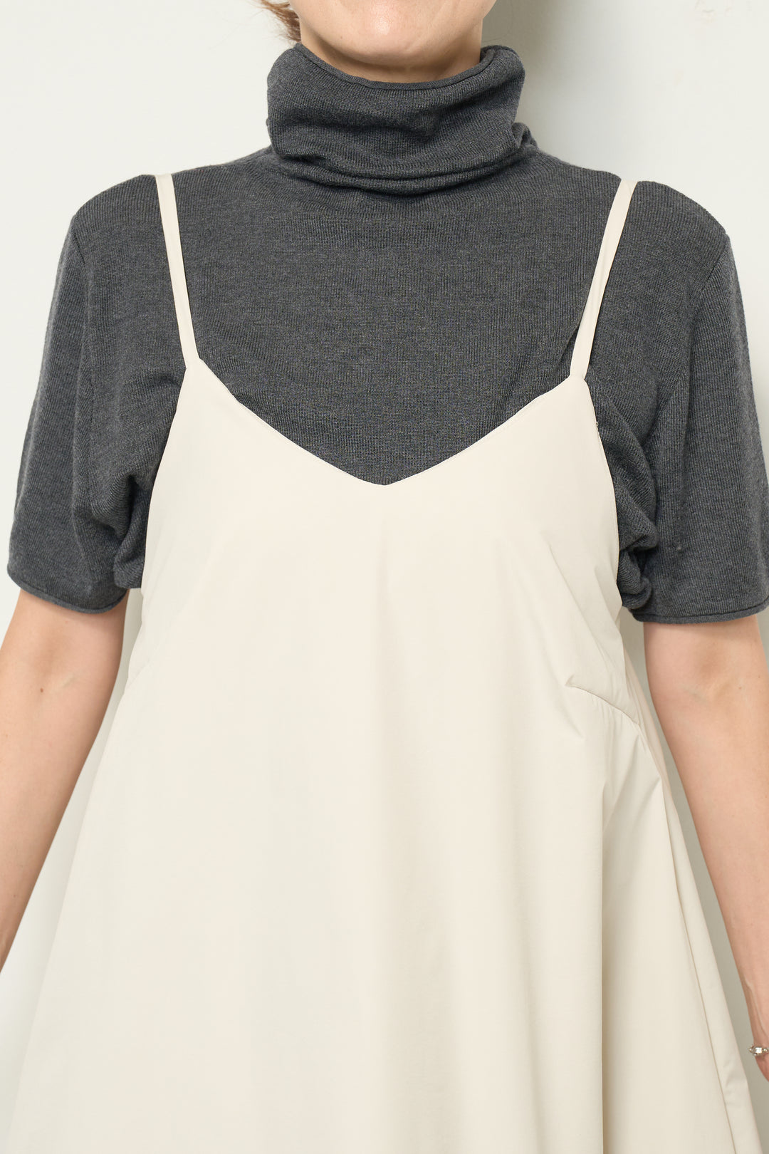 中綿バルーンキャミワンピース