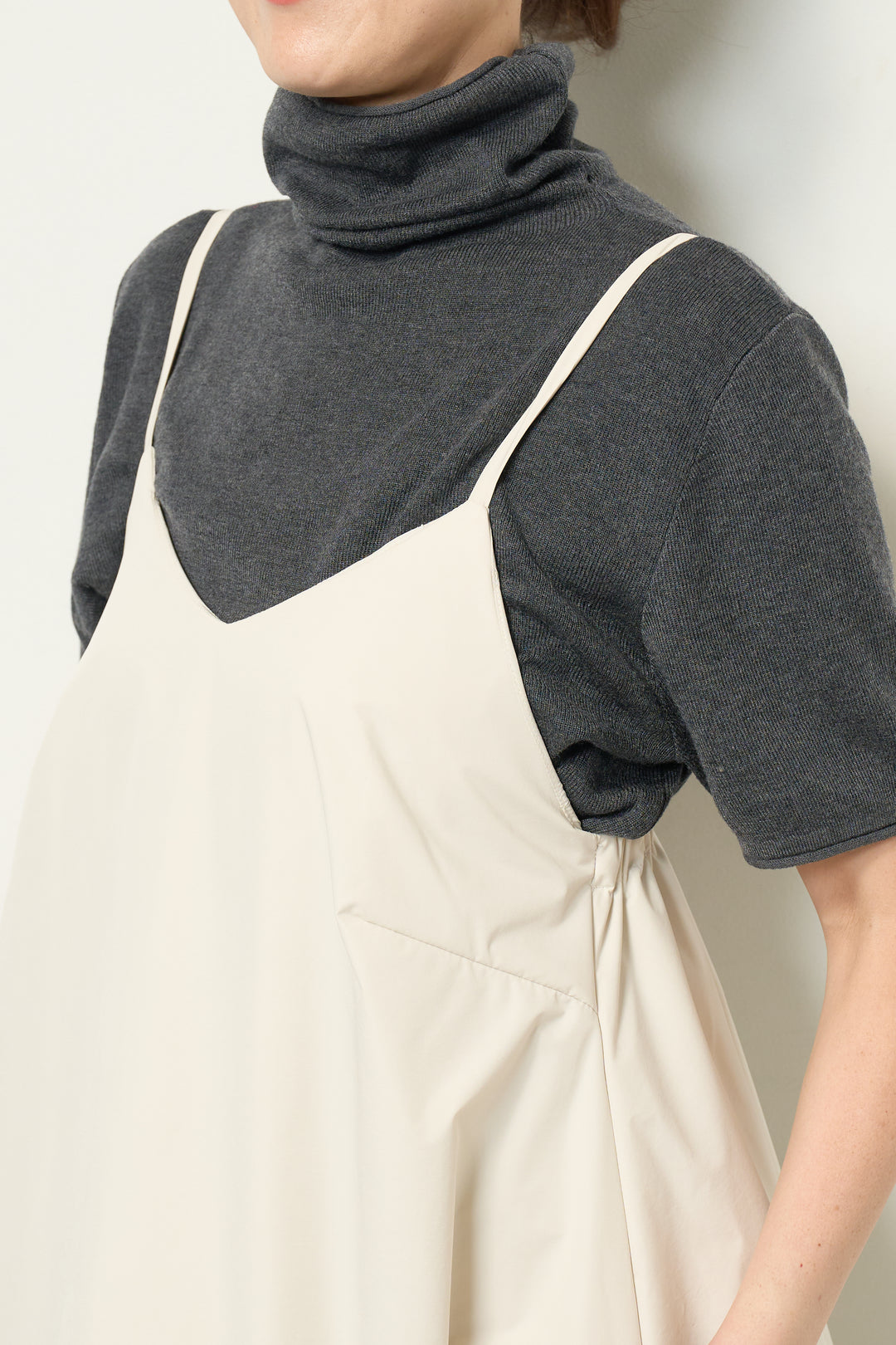 中綿バルーンキャミワンピース