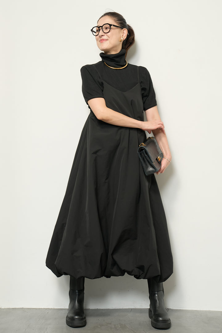 中綿バルーンキャミワンピース