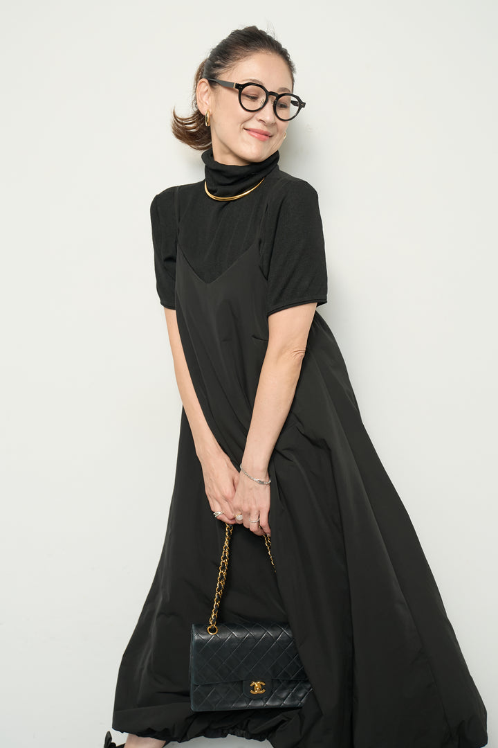 中綿バルーンキャミワンピース