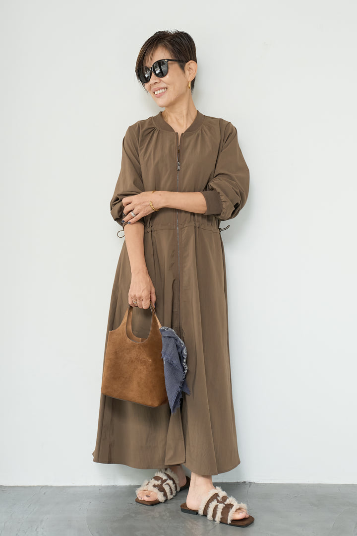 ブルゾンデザインワンピース