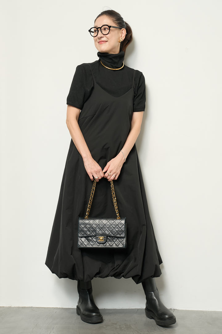 半袖タートル起毛カットソー