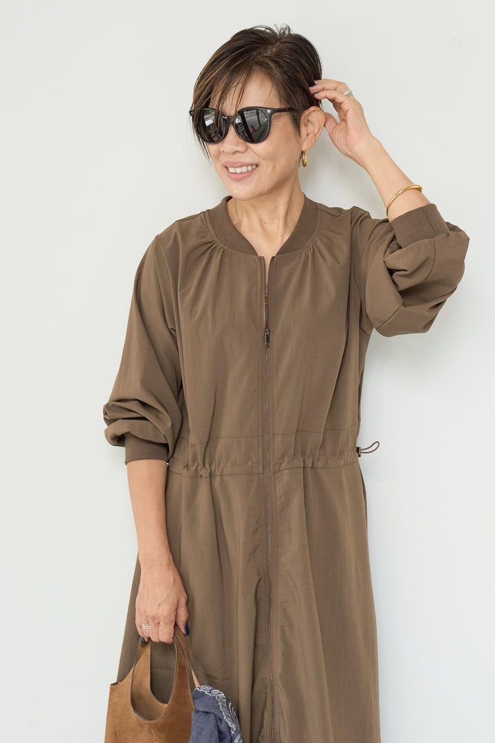 ブルゾンデザインワンピース