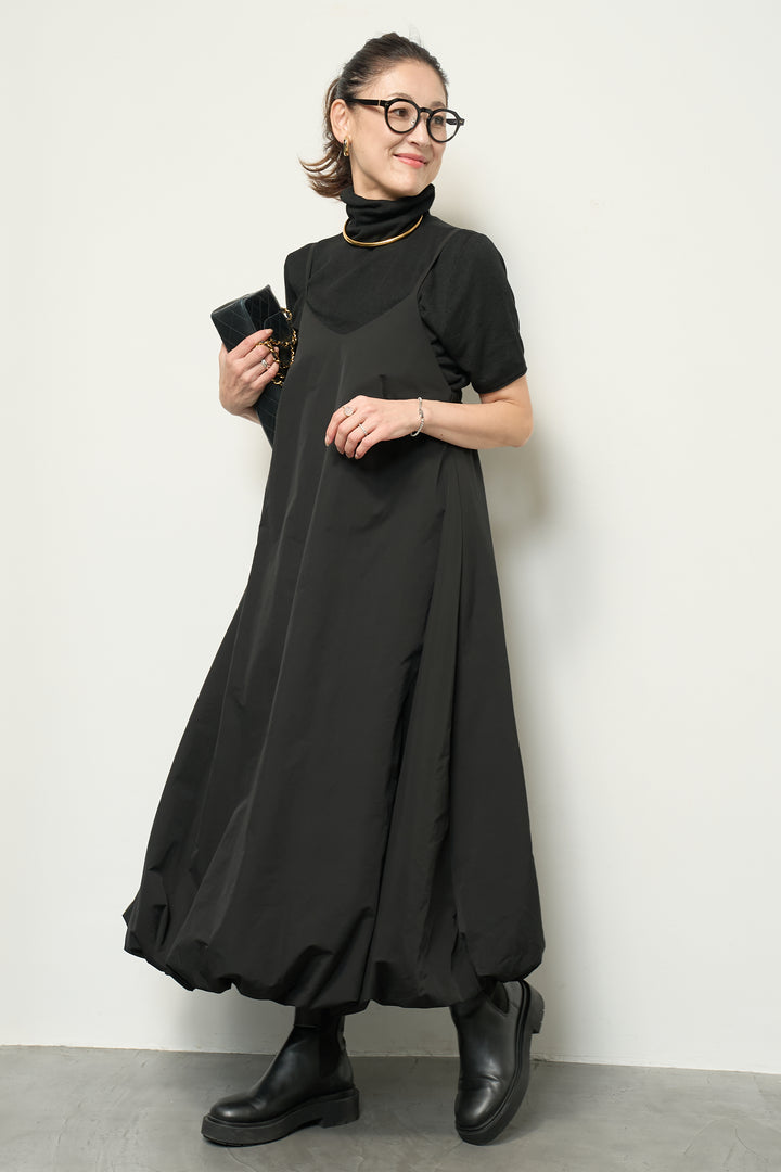 半袖タートル起毛カットソー